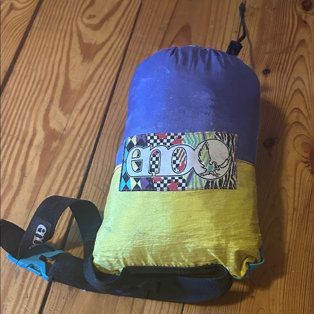 ENO Blue and Yellow Hammock Bag